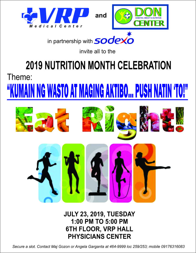 Nutrition Month Invites